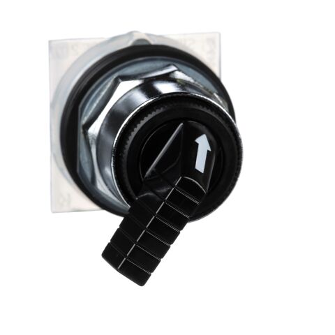 Schneider Electric 9001KS11FB Mandal Buton Ø 30 - 2 Konum - Sabit - Uzun Kol - Siyah