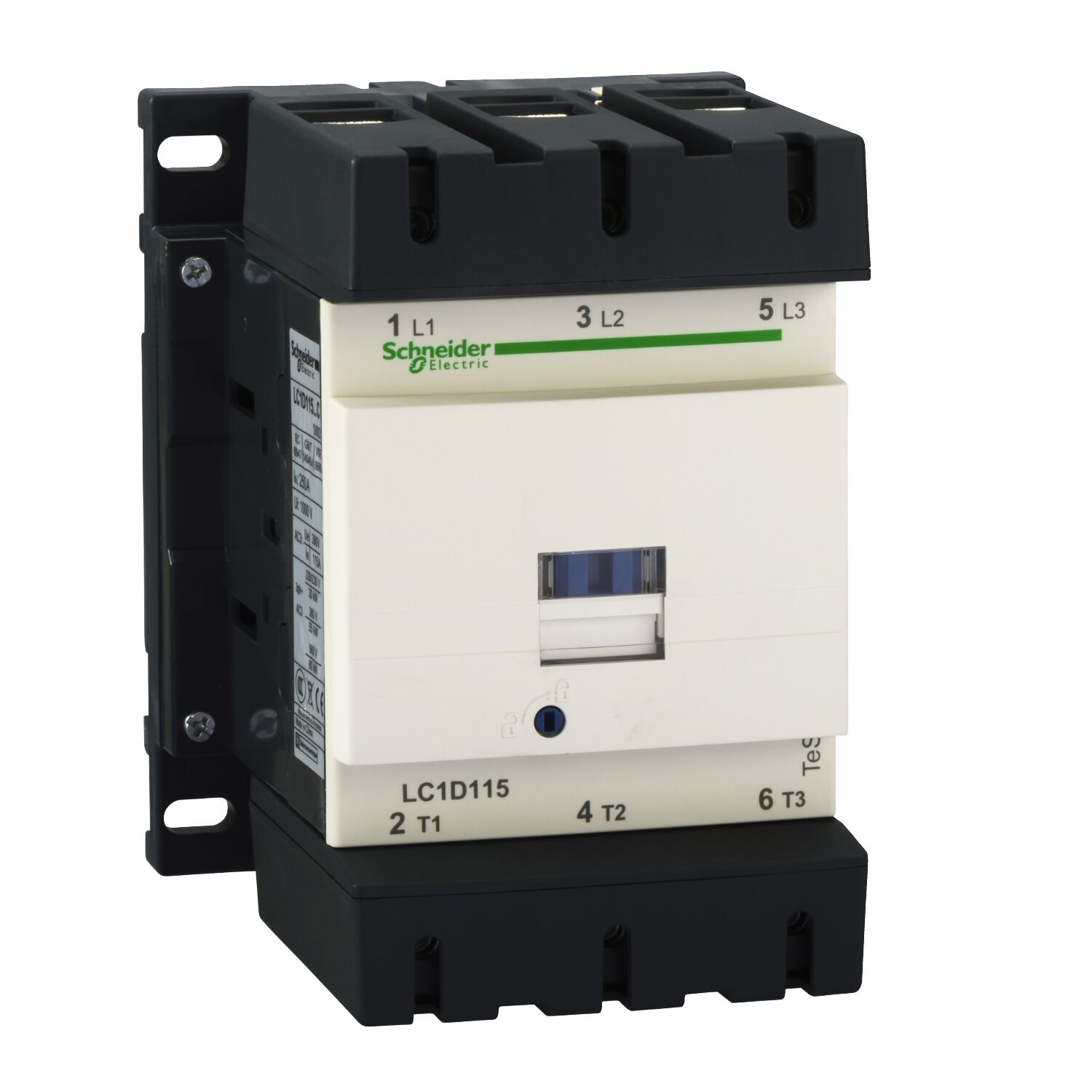 Schneider Electric LC1D115B7 Tesys D Kontaktör 3P 115A Ac3 24Vac