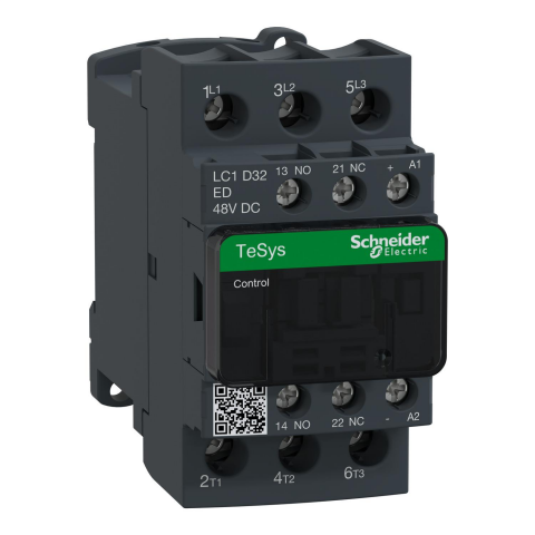 Schneider Electric LC1D32ED Tesys D Kontaktör 3P 32A Ac3 48Vdc
