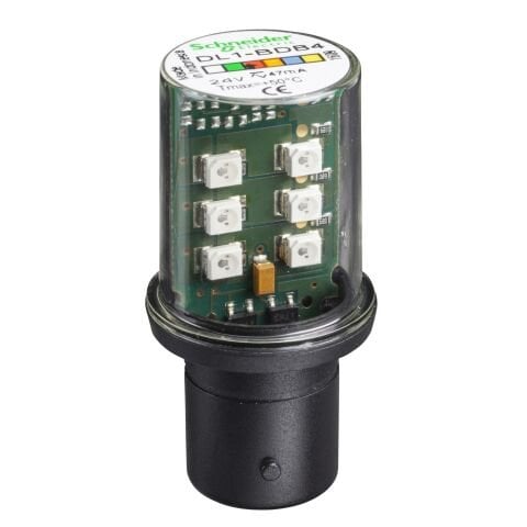 Schneider Electric DL1BDB4 Ba 15D Tabanlı Kırmızı Led 24Vac