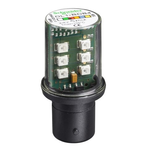 Schneider Electric DL1BDB4 Ba 15D Tabanlı Kırmızı Led 24Vac