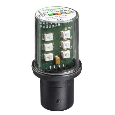 Schneider Electric DL1BDB4 Ba 15D Tabanlı Kırmızı Led 24Vac