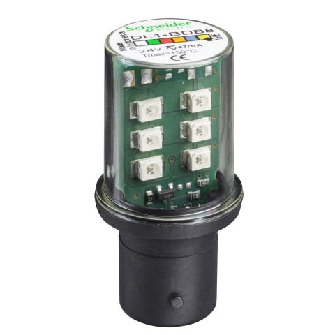 Schneider Electric DL1BDB8 Ba 15D Tabanlı Sarı Led 24Vac/Dc