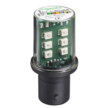 Schneider Electric DL1BDB8 Ba 15D Tabanlı Sarı Led 24Vac/Dc