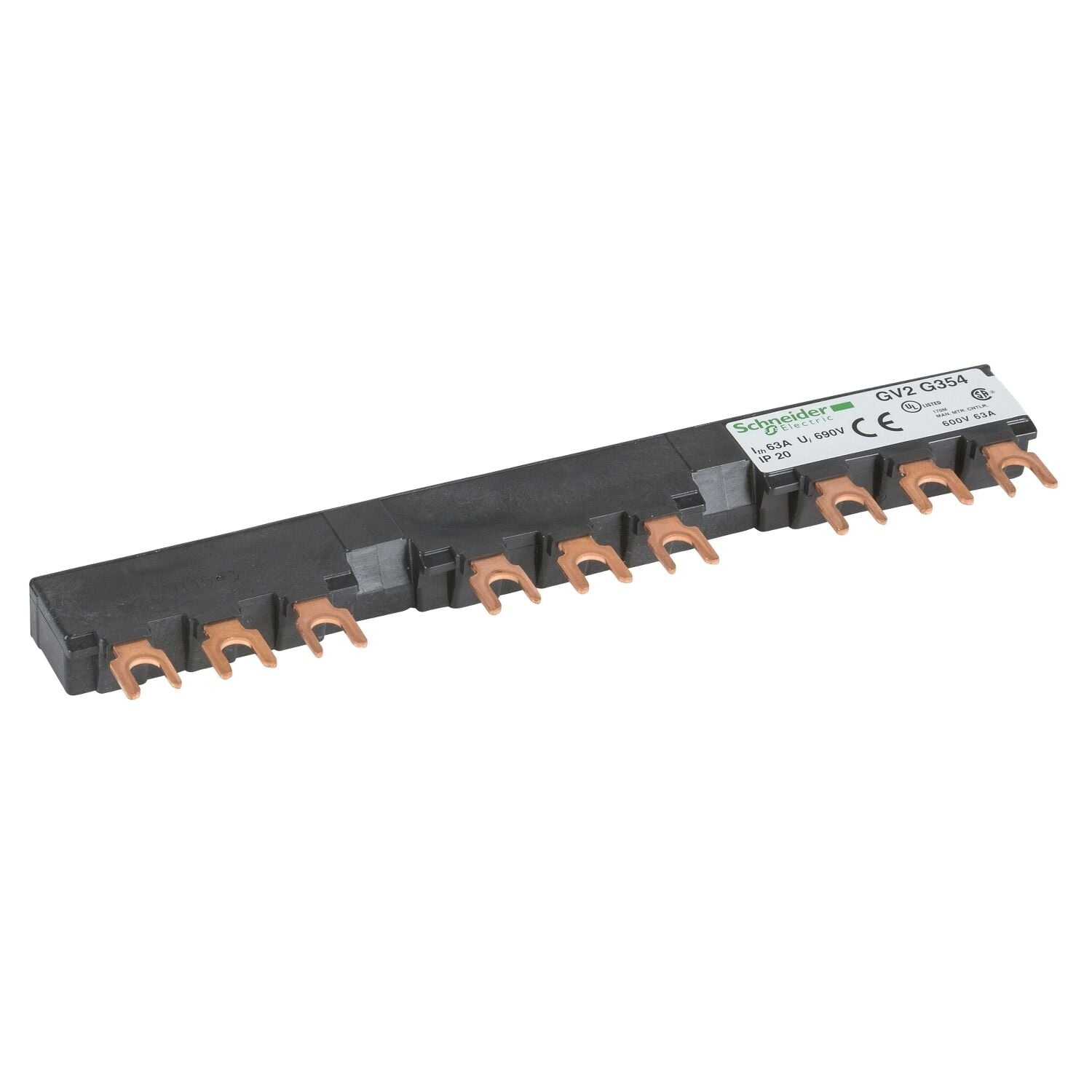 Schneider Electric GV2G354 Tesys Gv2 Linergy Ft Busbar 63A 54Mm 3Tap