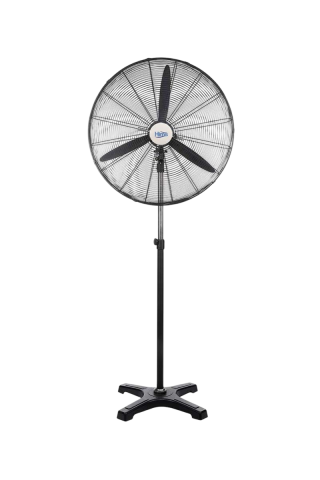 Hims Hef-A750 210W 75 Cm Siyah Alüminyum 3 Kanatlı Sanayi Tipi Ayaklı Vantilatör