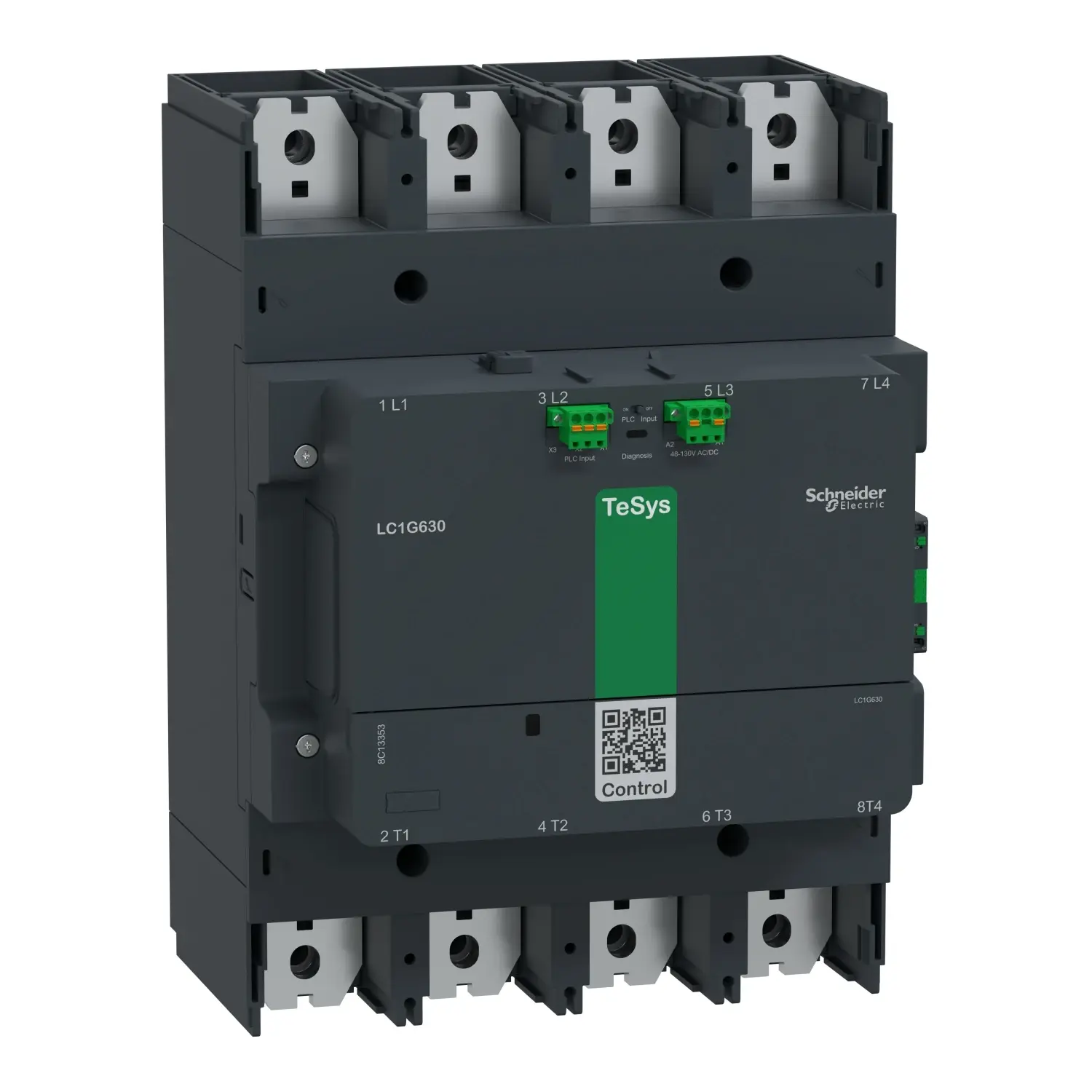 Schneider LC1G6304LSEA 630 4PAdv200-500V ACDC TesysGiga Kontaktör