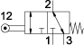 Festo 8047095 VMEF-RT-M32-M-G14 Makara kollu valf
