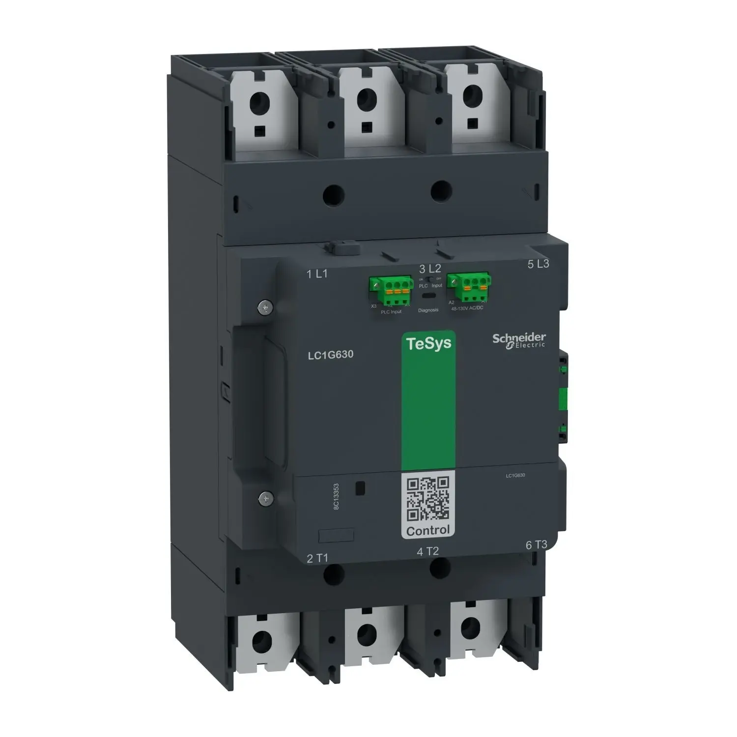 Schneider LC1G630LSEA 630 3PAdv200-500V ACDC TesysGiga Kontaktör