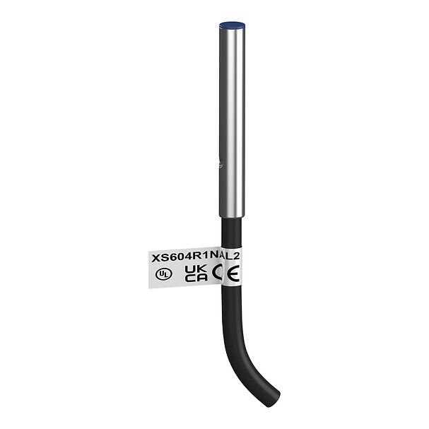 Telemecanique Sensors XS604R1NAL2 Minyatür endüktif sensör, D4 düz, L31mm, paslanmaz çelik, Sn1.5mm, kablo 2m