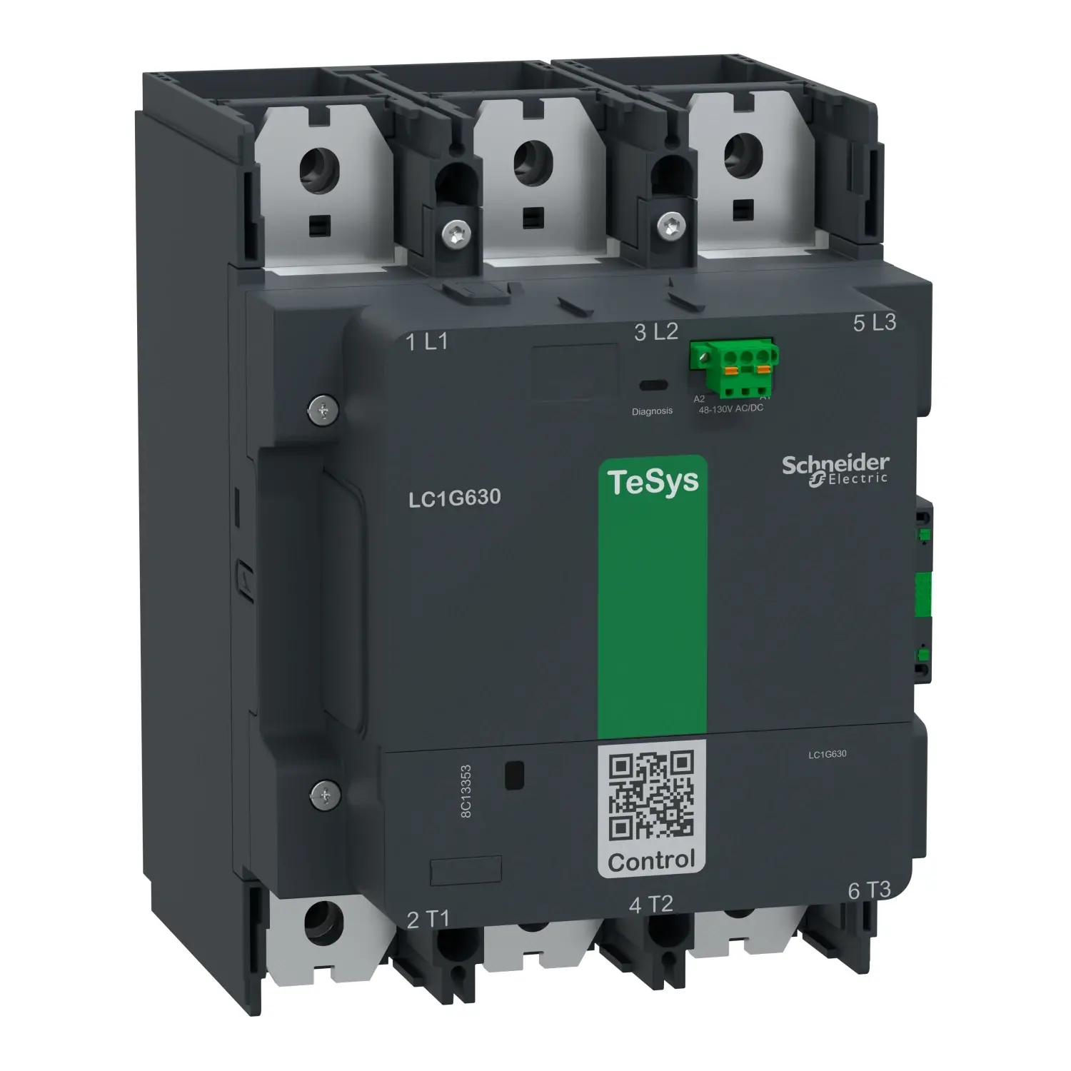 Schneider LC1G800KUEN 800 3PStd100-250V ACDC TesysGiga Kontaktör