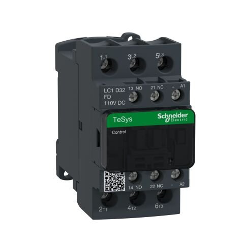 Schneider Electric LC1D32FD Tesys D Kontaktör 3P 32A Ac3 110Vdc