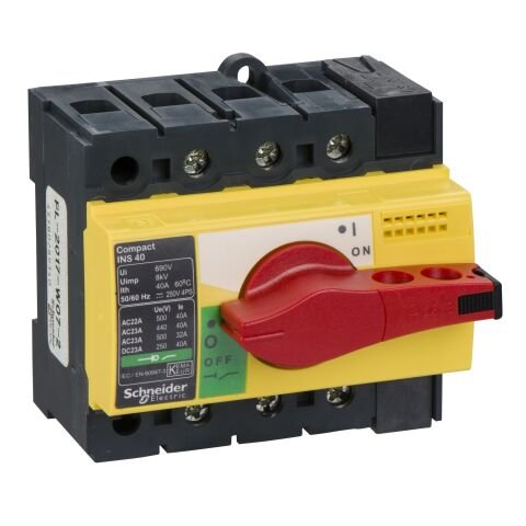 Schneider Electric 28916 Yük Ayırıcı Compact Ins40 - 3 Kutuplu - 40 A