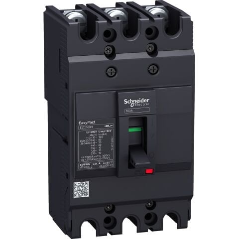 Schneider Electric EZC100H3050 Ezc Devre Kesici3P 30 Ka 220/240V 50 A Mccb