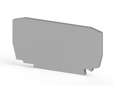 Klemsan 446339 NPP / YBK 4 Gri Nihayet Plakası