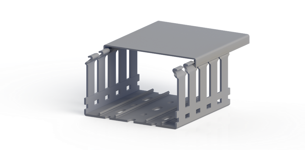 Klemsan 5551006-KKD 1008 100x60 Kablo Kanalı (Gri)