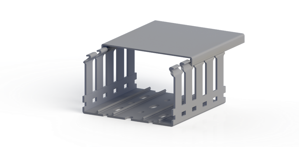 Klemsan 5551006-KKD 1008 100x60 Kablo Kanalı (Gri)