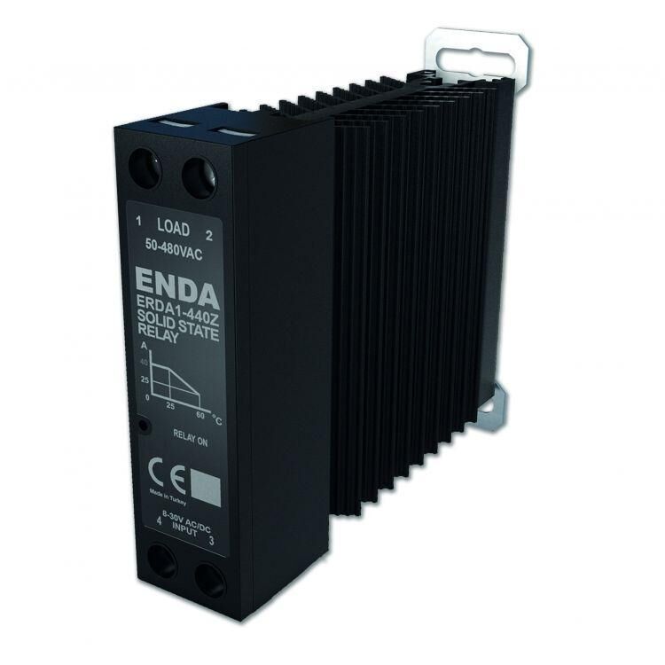 Enda ERDA1-440Z-ENDA DC Tetiklemeli 480VAC 1X40A SSR