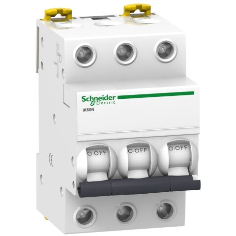 Schneider Electric A9K24320 Acti9 iK60N 3P 20A, 6kA C eğrisi Otomat