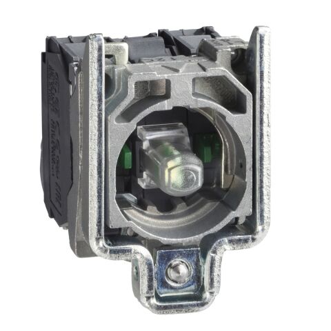 Schneider Electric ZB4BW0M33 Entegre Led'Li 230...240V Gövde/Sabitleme Bilezikli Yeşil Işık Bloğu 2Na