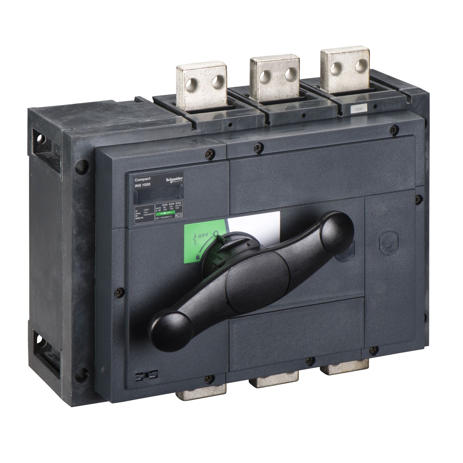Schneider Electric 31332 Yük Ayırıcı Compact Ins1000 - 1000 A - 3 Kutuplu