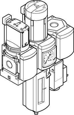 Festo 542294 MSB4-1/4:C3J1F3-WP Hava hazırlama kombinasyonu