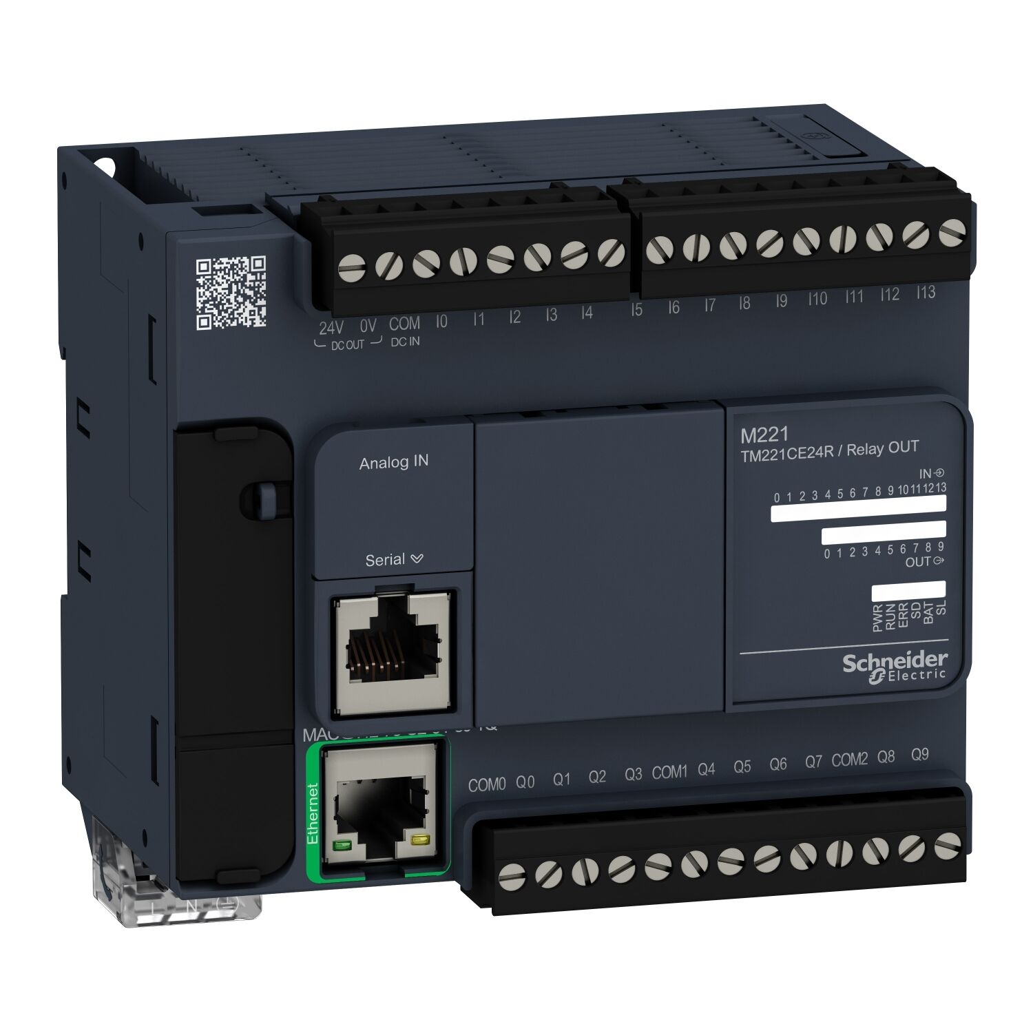 Schneider Electric TM221CE24R Kontrolör M221-24 Gç Rölesi Ethernet