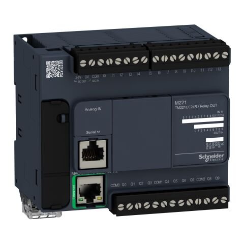 Schneider Electric TM221CE24R Kontrolör M221-24 Gç Rölesi Ethernet