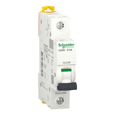 Schneider Electric A9F85106 İc60H - Minyatür Devre Kesici - 1P - 6A - D Eğrisi