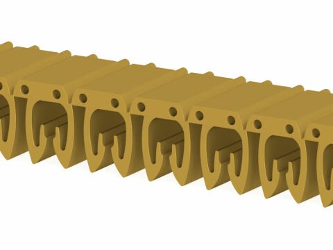Klemsan 518014-KE 2 (E) Kablo Etiketi (200 Adet Paket Fiyatıdır)