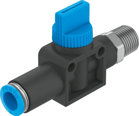 Festo 153989 He-2-1/8-Qs-3/16-U Shut-Off Valve