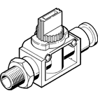 Festo 153989 He-2-1/8-Qs-3/16-U Shut-Off Valve