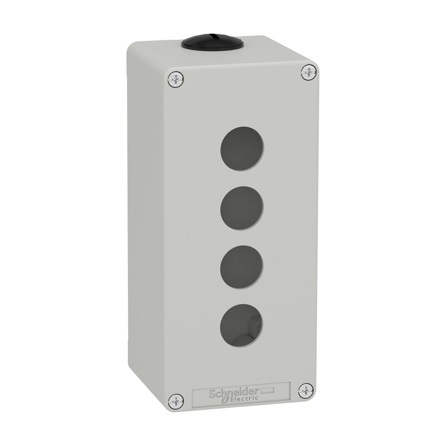 Schneider Electric XAPD3504 Harmony XAP, XB2 SL, Boş kontrol kutusu, çinko alaşımı, gri, M25, 4 kesit 22 mm, 80 x 175 x 77