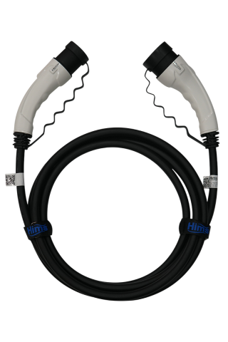 Hims EMEF-22T2-XY-2 22Kw Destekli Type 2 Soketli 2 Metre Elektrikli Araç Şarj Kablosu