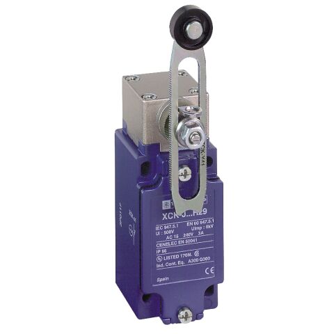 Telemecanique Sensors XCKJ10543 Limit Anahtarı Xckj - Çelik Makaralı Manivl Değşk Uzunluk - 1Nk+1Na - Ani - Pg13