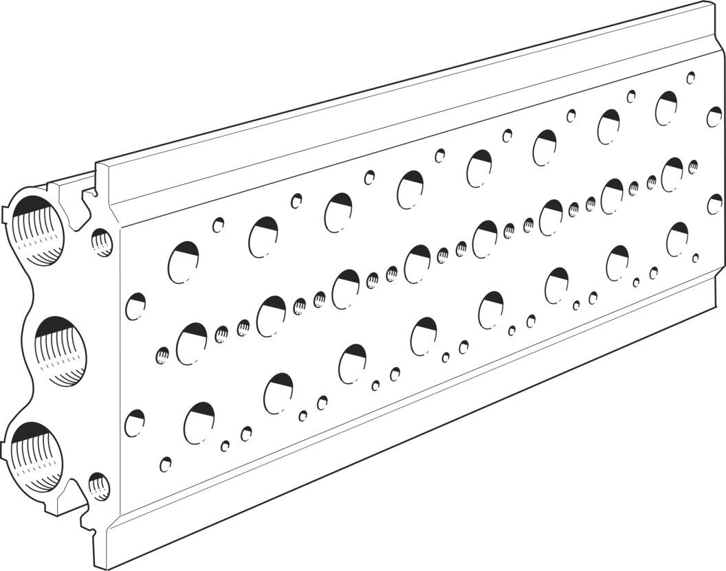 Festo 30688 PRS-3/8-8-B Manifold blok