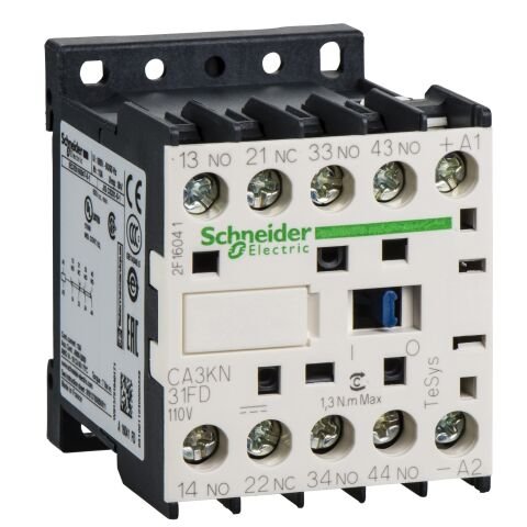 Schneider Electric CA3KN31FD Tesys K Yardımcı Kontaktör 110Vdc 3Na1Nk