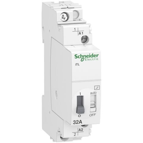 Schneider Electric A9C30831 İtl Darbe Akım Anahtarları,  32A 1P 230Vac/110Vdc