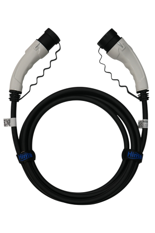 Hims EMEF-22T2F-XY-15 22Kw Destekli Type 2 Soketli 15 Metre Şarj İstasyonu Kablosu (Tek Soketli)