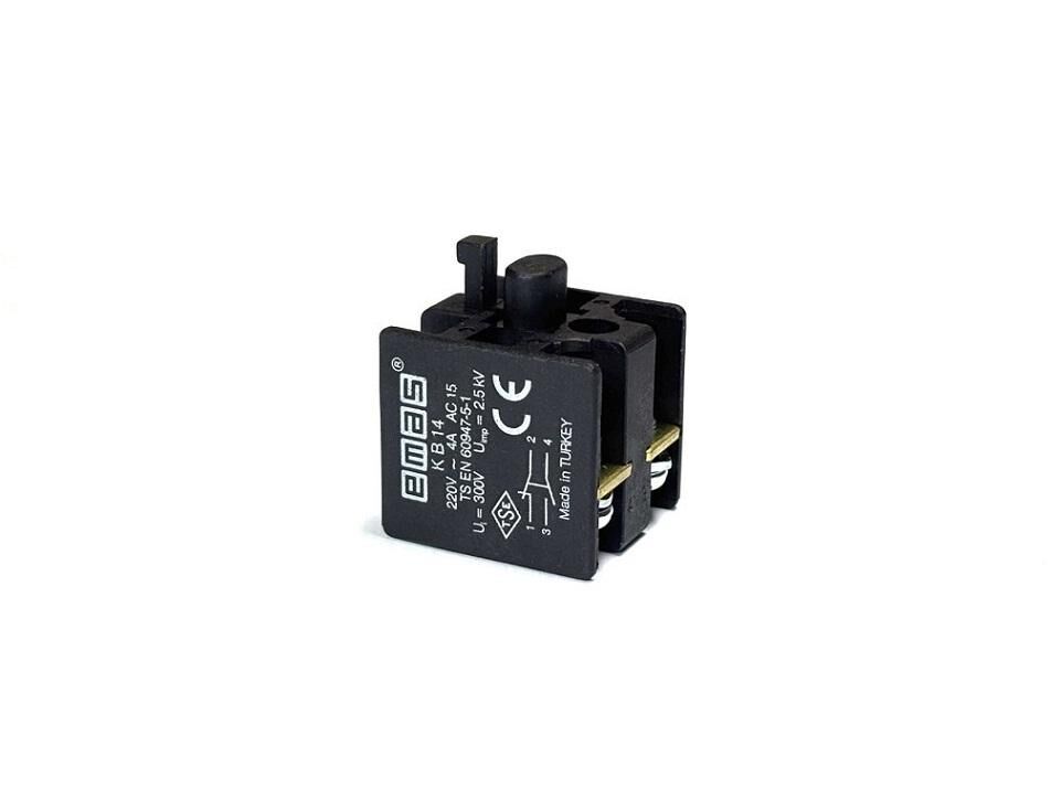 Emas KB14B Yedek 1NO+1NC Kontak Blok