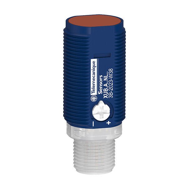 Telemecanique Sensors XUB6APYNM12 Fotoelektrik sensörler XU, Fotoelektrik Sensör, Silindirik, Plastik, Dağıtıcı Ortam, Smax 0,6 m, IO-Link, Konnektör M12