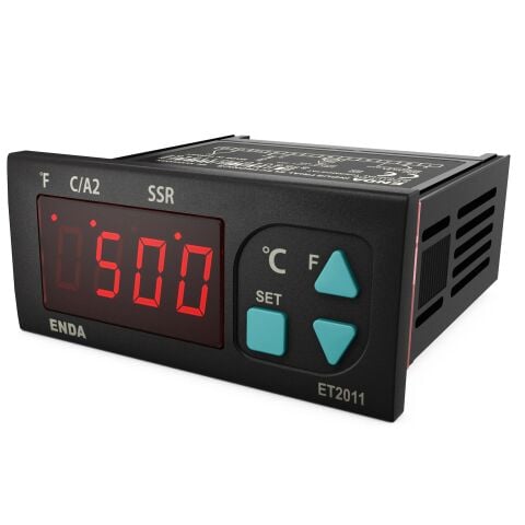 Enda Et2011-Rt-230 230Vac Pt100 35X77Mm Pıd Sıcaklık Kontrol Cihazı