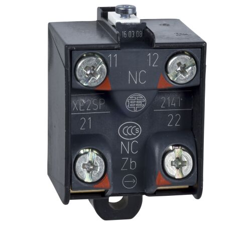 Telemecanique Sensors XE2SP2141 Limit Anahtarı Kontak Bloğu - 2Nk - Ani Hareketli, Eşzamanlı