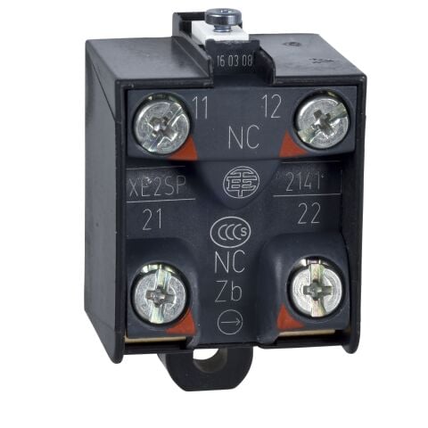 Telemecanique Sensors XE2SP2141 Limit Anahtarı Kontak Bloğu - 2Nk - Ani Hareketli, Eşzamanlı