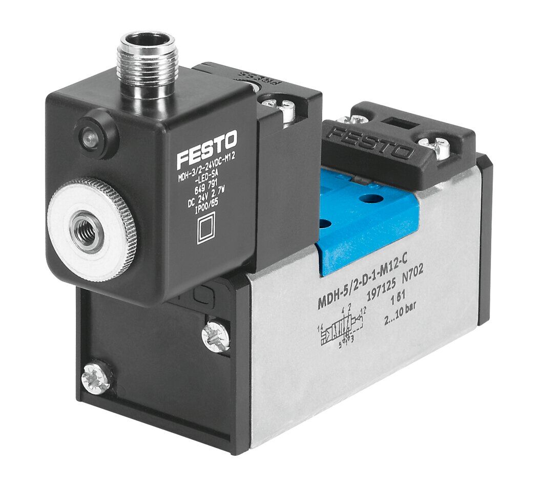 Festo 540810 MDH-5/2-D-1-S-M12D-C Selenoid valf