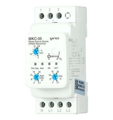 Entes MKC-05 230Vac Motor Faz Koruma Rölesi M3977