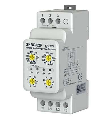 Entes GKRC-02F 3 Faz Sıra Koruması Faz Yokluk Çekme Gecikmeli Gerilim Koruma Rölesi M3958