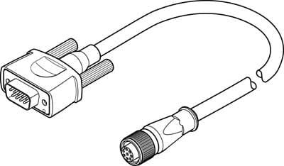 Festo 550748 NEBM-M12G8-E-5-S1G9 Enkoder kablosu
