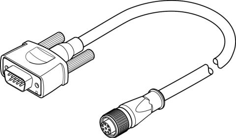 Festo 550748 NEBM-M12G8-E-5-S1G9 Enkoder kablosu