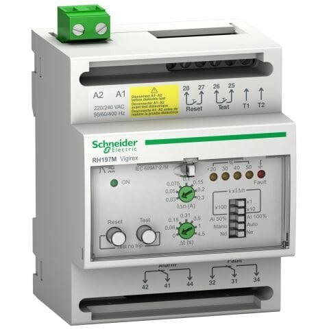 Schneider Electric 56517 Kaçak Akım Rölesi Rh197M - 0,03..30 A - 0..4,5 S - 240 V